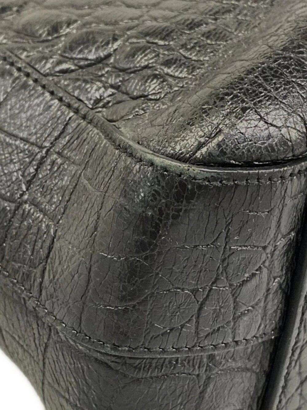 SAINT LAURENT PARIS Classic Museum 342606 Black Leather Business Bag - Picture 11 of 15